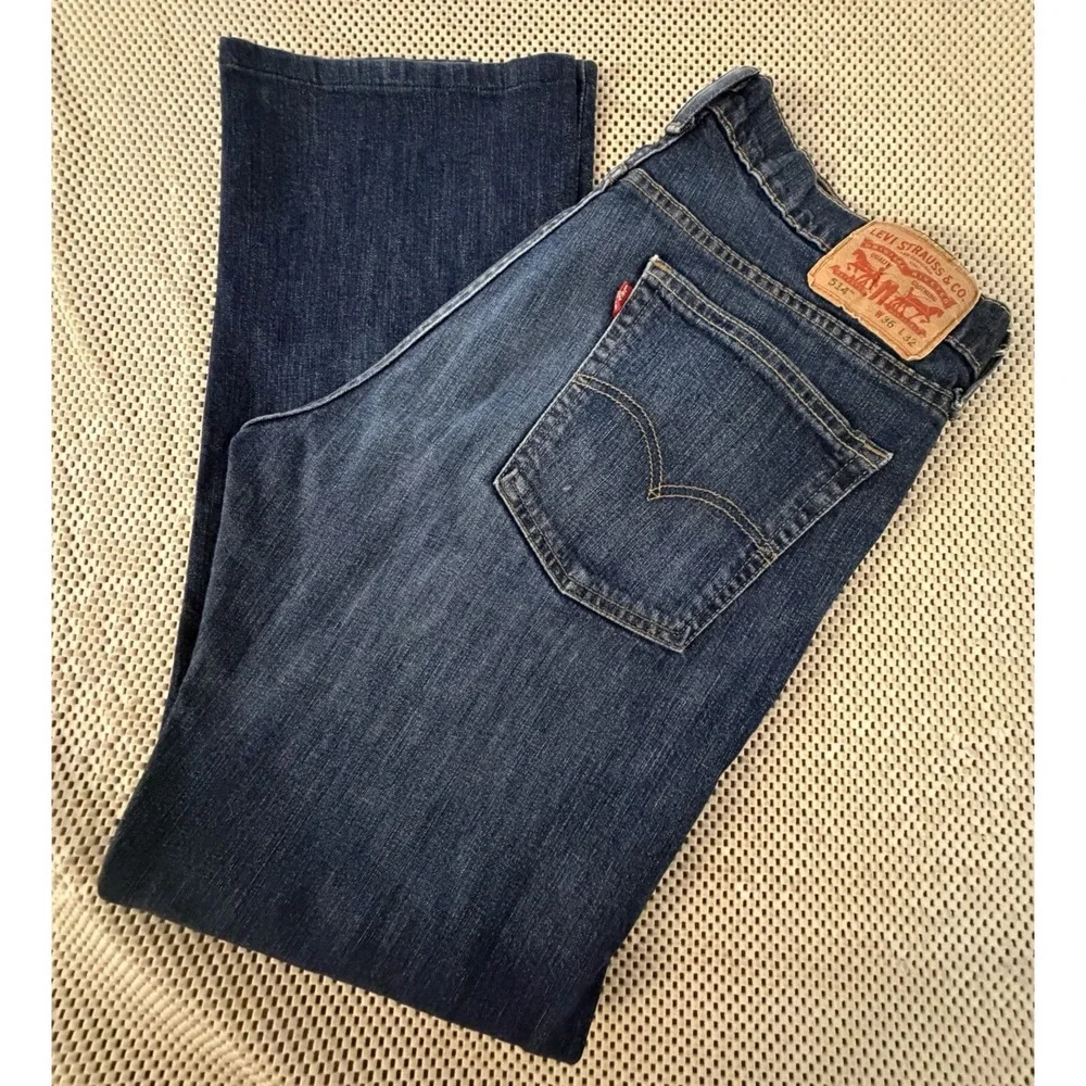 Levi's 514 Straight Leg Jeans Mens Sz 36 Blue Denim 30